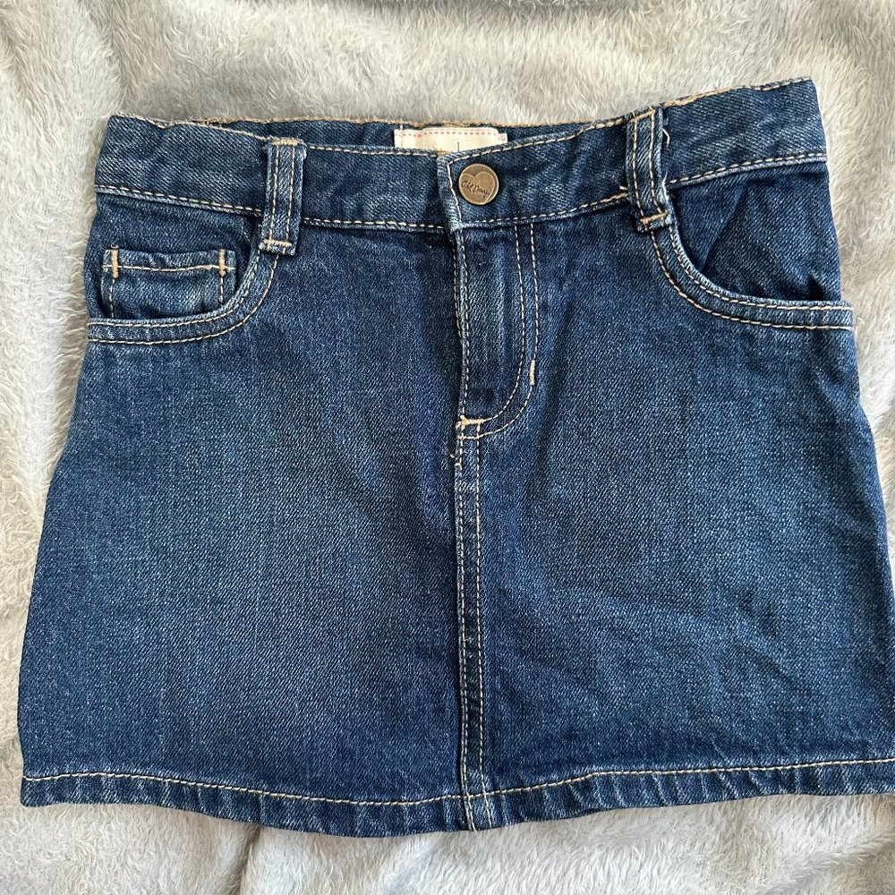 NWOT Old Navy Blue Jean Toddler Girls Skirt Sz 4T